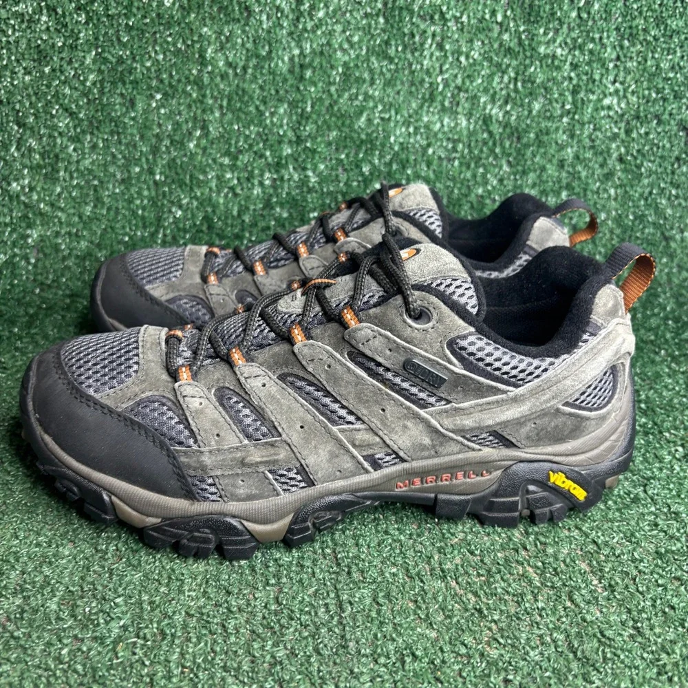 Merrell Moab 2 Waterproof Vibram Hiking Gorpcore Sneakers Grey Mens 8 Womens 10